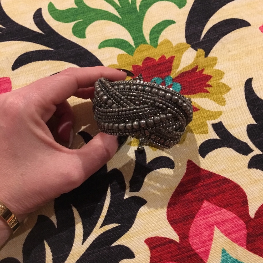 Braided Silver Cuff